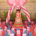 Minnie Mouse with Dotted Ears Cake Arch