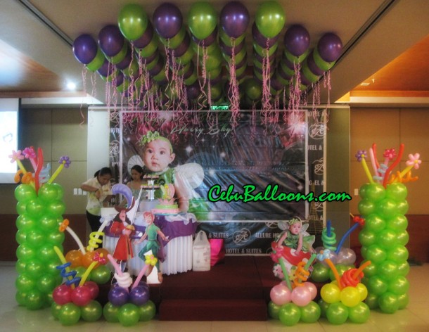 Neverland Balloon Setup at Allure Hotel