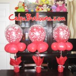 I love you Balloon Centerpieces