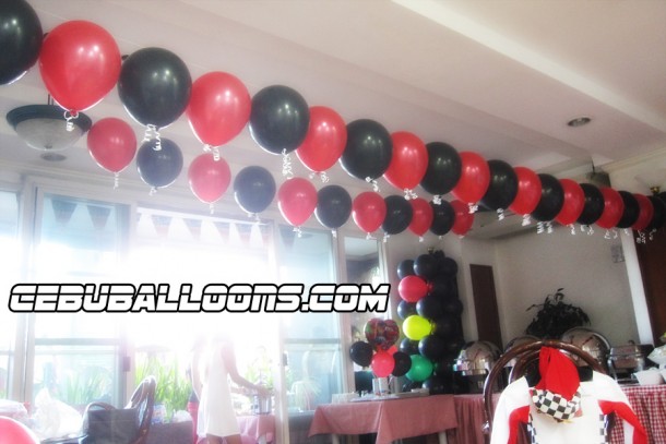 Racing-theme Balloonderitas