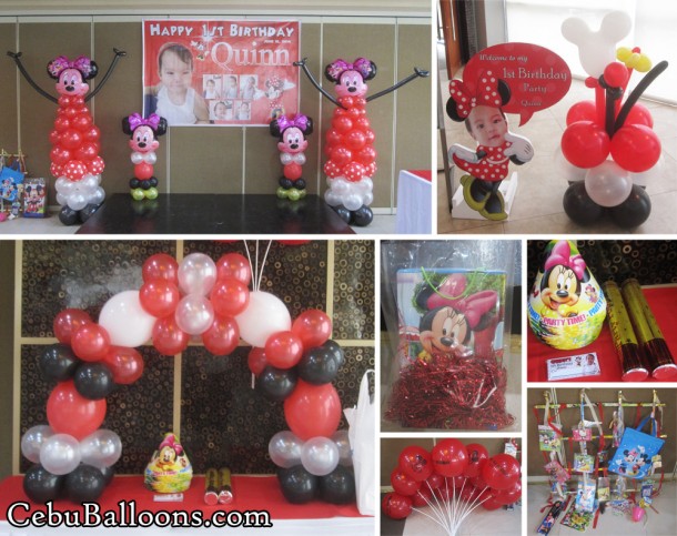 Red Minnie Mouse Balloon Decoration & Party Package at Citi Suites Ultima Residences