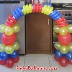 Sesame Street Balloon Decor for Cake