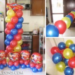 Simple Cars Theme Balloon Decoration Package