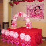 Simple Christening Balloon Decoration at Sugbahan