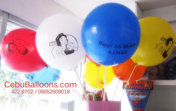 Snow White Balloon on Stick
