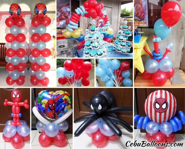 Spiderman Balloon Decoration Package at Bajac, Liloan