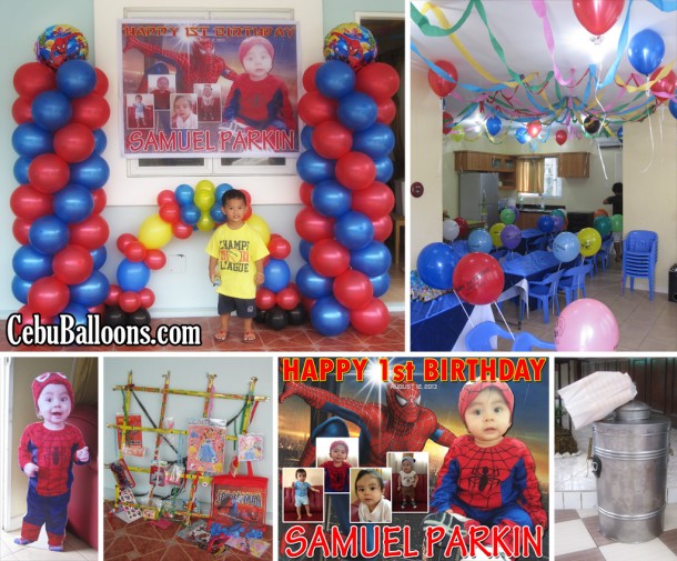 Spiderman Balloon Decoration Package at Sunvalley Drive