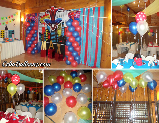 Spiderman Birthday Decoration at Lola Saling's Mandaue