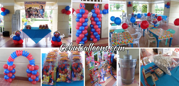 Spiderman Combo Birthday Package A at Aldea del Sol