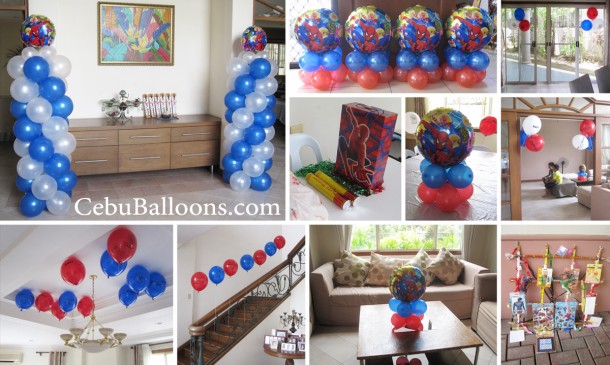 Spiderman Theme Balloon Decoration & Party Package at North Town Homes