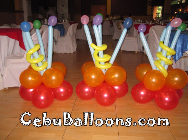 Stage Decors with Micro Balloons