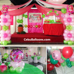 Strawberry Shortcake Balloon Decoration Package at Metro Park Hotel (Restaurant Function Room)