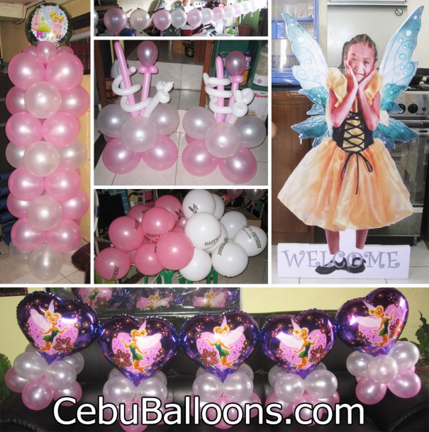 Tinkerbell Balloon Decoration Package at A Lopez