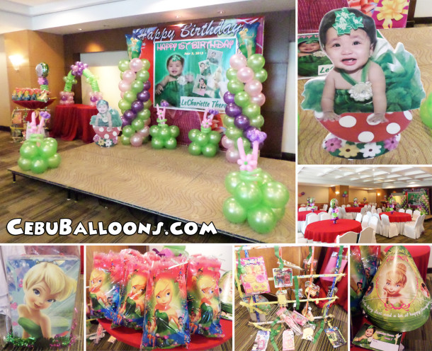 Tinkerbell Balloon Decoration & Party Supplies at Mayi Room in City Sports Club Ayala