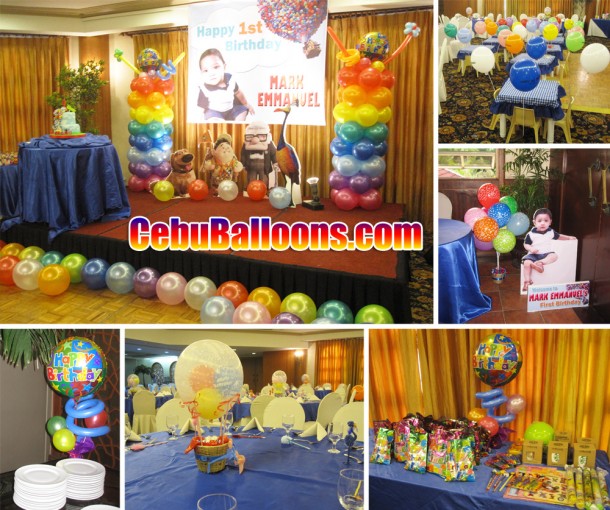 Up (The Movie) Balloon Decoration Setup for Birthday