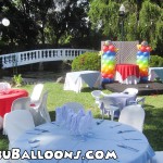 Up Theme Balloon Pillars at Montebello Garden
