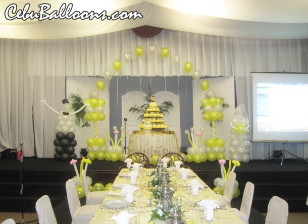 Wedding Decoration (Arch, Columns & Ground) at Montebello Villa Hotel