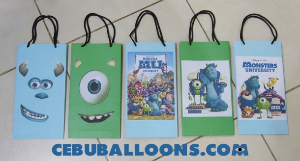 Monsters University Loot Bags with Handle