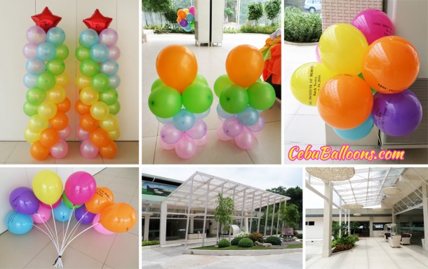 Neon Balloon Decoration at Paradise Pavillion for Cebu Institute of Medicine