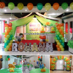 Safari Balloon Setup with Styro Letters at Metro Park Hotel