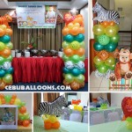 Safari Theme Balloon Decorations at Golden Peak Hotel (Diamond Hall)