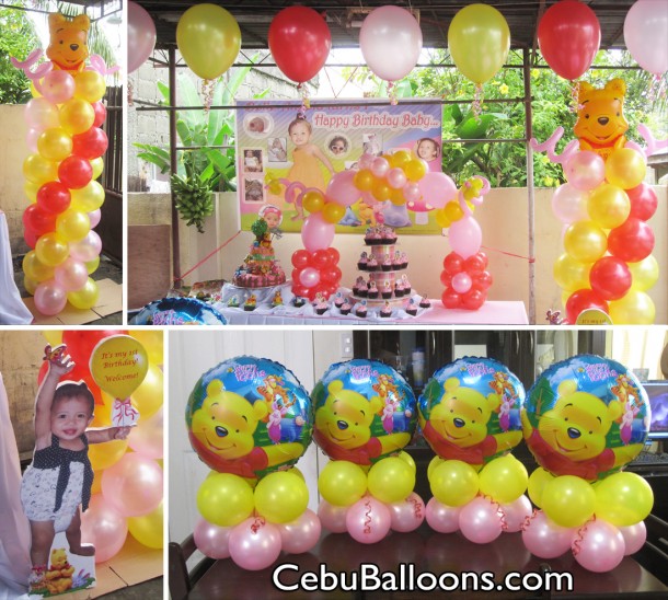 Winnie the Pooh Balloon Decoration Package