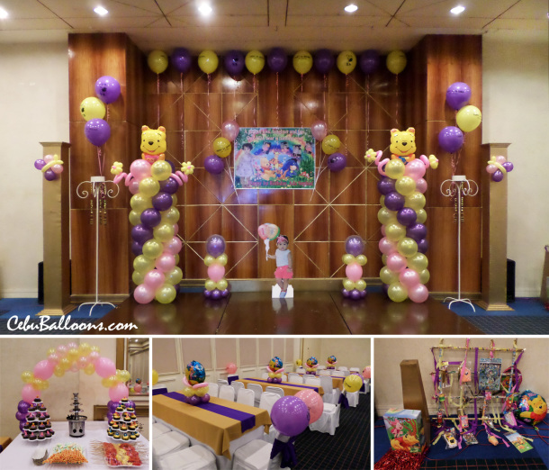 Winnie the Pooh Balloon Decoration & Party Supplies at Bella Vista Hotel
