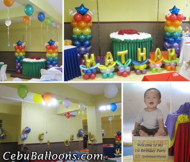 Alphabet Theme Balloon Decoration Package at Hannah's Party Place