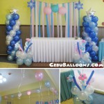Blue & Pink Balloon Decors at Hannah’s