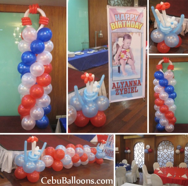 Nautical Theme Balloon Decoration at Casino Espanol (Granada)jpg