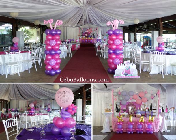 Sofia the first Balloon Decoration Package with Standee at Beverly View Events Pavillion