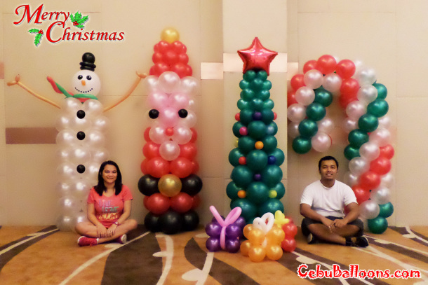 Christmas Balloon Decoration Ideas at Bayfront Hotel