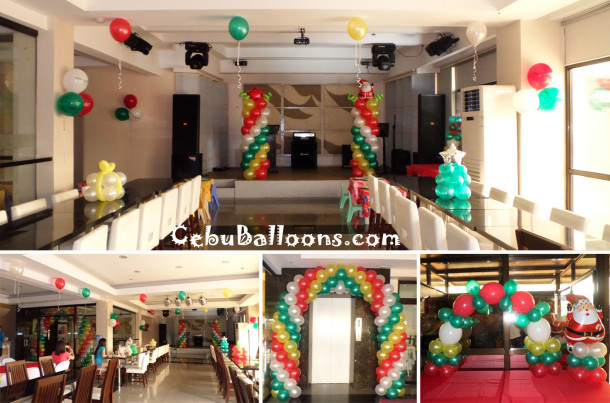 Christmas theme Birthday Party Decoration at Aicila Suites Roofdeck