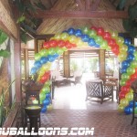 Sporty Entrance Arch at Lowaii Beach Resort