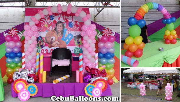 Candyland Decoration for a Debut at Garces Royal Garden