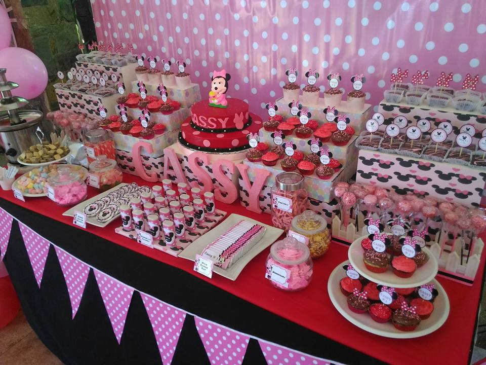 Minnie Mouse Dessert Buffet Package For Cassy Cebu Balloons And