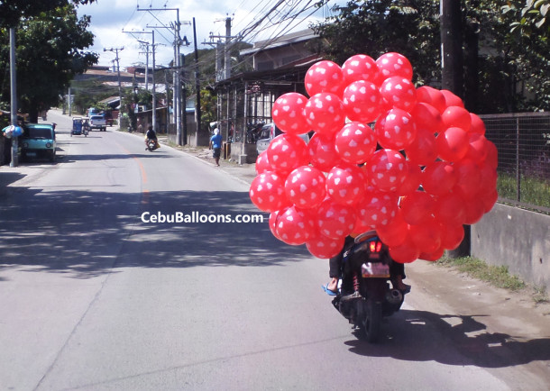 Flying Balloons for Valentines