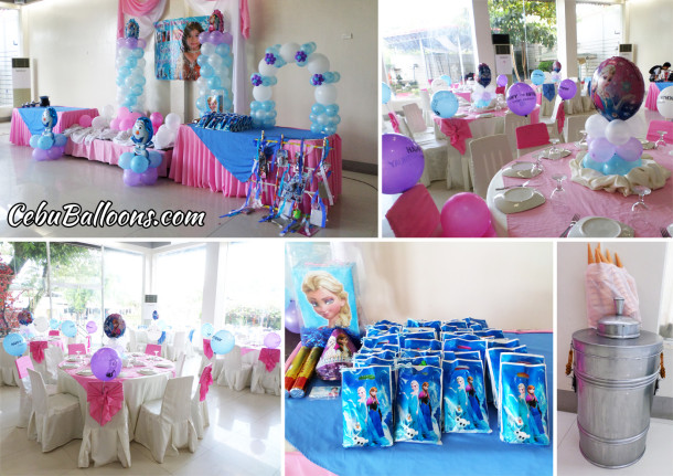 Disney Frozen Decors, Party Needs and Entertainers Packages at Garces Royal Garden