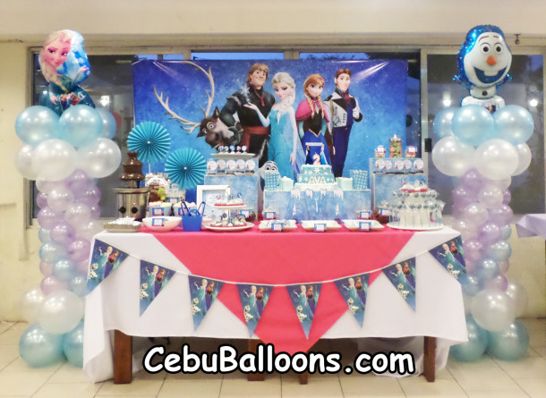 Disney Frozen-theme Dessert Buffet Package for Ava's 2nd Birthday at Antonio's Place