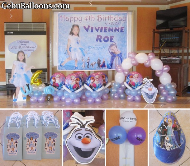 Frozen Theme Decoration & Party Items at Elegant Circle Inn