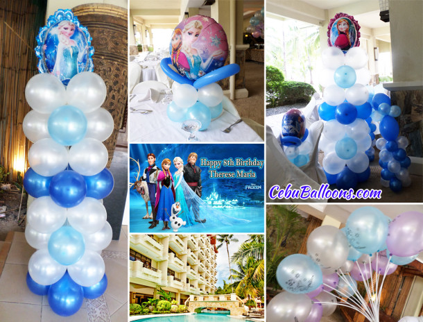 Frozen-theme Balloon Decors at Costabella Tropical Resort