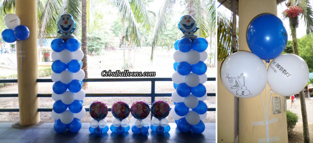 Olaf-Frozen Theme Balloon Decoration at Family Park Pavilion Talamban
