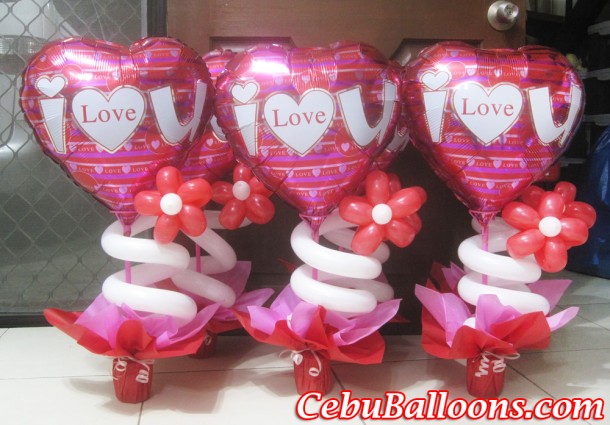 Valentines - I Love You - Centerpieces