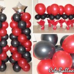 Balloon Decors for Jake & The Neverland Pirates (Red & Black)