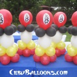 Kung Fu Panda Balloon Centerpieces
