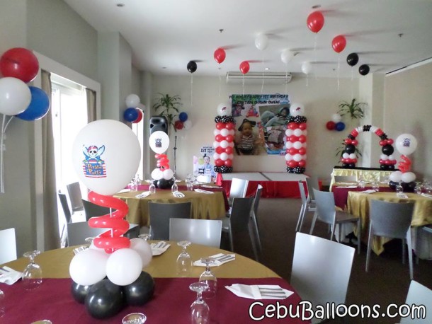 Pirate Theme Balloon Decors at BE Resort