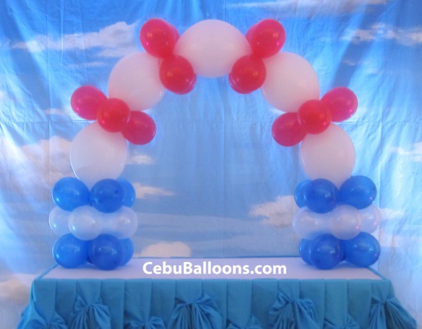 Cake Arch for Aviation or Nautical Theme