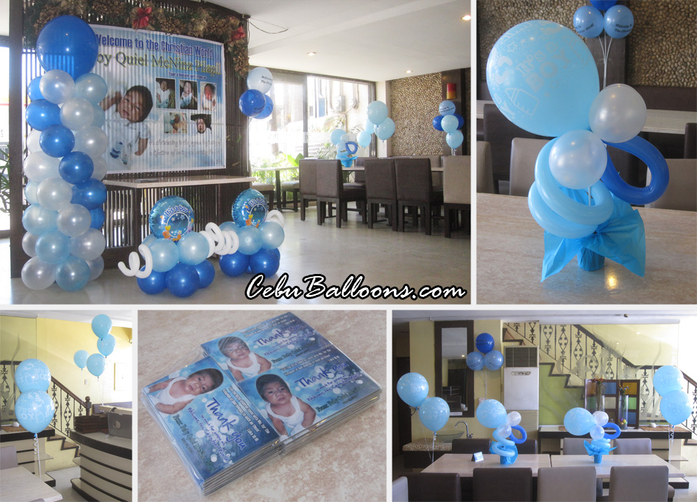 decorate to tumblers Balloons Christening Cebu Supplies Packages   and Party