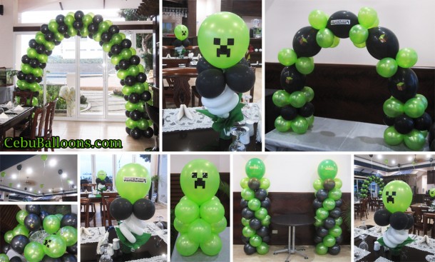 Minecraft Balloon Decoration Package at Nordtropic Resort