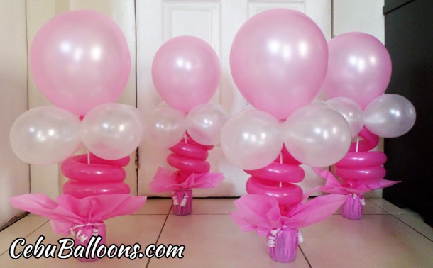 Pink Table Centerpieces